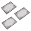 Miniatyrbilde 5 av 8: 3 stk. Embossing-mapper i plastmaterial, konkav-konveks teksturmaler for DIY-invitasjoner, papirhåndverk