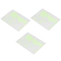Miniatyrbild 7 av 8: 3 st Luminous Stickers Söta Mönster Vattentäta Självhäftande DIY Konst Dekaler för Toalett Vägg Fönster Dekoration Hantverk