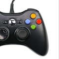 Miniatyrbild 3 av 5: Gamepad-kontroller Allt-i-ett Multifunktion Drivrutinfri Trådbunden Kontroller Gamepad för Spel Svart