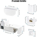 Miniatyrbilde 5 av 5: Universal Vertikal Monteringsbrakett for Persienner - Snap-Festing, Fast Kode, Rullgardin