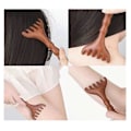 Miniatyrbild 5 av 5: Gua Sha-kam av sandelträ, meridianmassagekam för huvud och ansikte, breda tänder, skrapmassage för ansikte och kropp N3