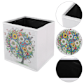 Miniatyrbillede 8 af 8: Diamantmaleri Træ Opbevaringsboks Foldbar Resin DIY Maling Kits Diverse Beholder
