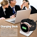 Miniatyrbillede 4 af 8: Smart Watch Oplader Oplader Strømadapter Dock Stand Beslag Kompatibel til Samsung Galaxy Watch 3 41mm/45mm