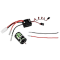 Miniatyrbillede 3 af 5: 540 Børstemotor 20T med 1060 Børstet ESC 60A 2-3S til RC 1/10 Bil
