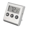 Miniatyrbilde 3 av 8: Digitalt kjøleskapstermometer Alarm Minnefunksjon Liten frysertermometer med magnet for laboratorium Hvit