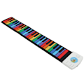 Miniatyrbillede 6 af 8: Rollup Piano Silikone 49 Keys Roll Up Piano Keyboards Hand Roll Piano Pædagogiske gaver
