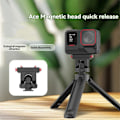 Miniatyrbild 5 av 5: För Insta360 Ace Pro 2 Vikbart Snabbfäste Bas Svart