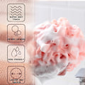 Miniatyrbild 5 av 5: Mjukt Nätbadsvampset med Hängare 4-pack Peeling Duschsvamp Kroppstvål Loofah Skönhetstillbehör