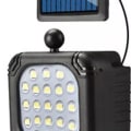 Miniatyrbild 7 av 8: LED solvägglampa 21 LED-pärlor superljus IP65 vattentät utomhus solrörelsesensorlampa med 16,4ft kabel