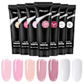 Pikkukuva 2 / 8: 7 kpl 15 ml set Quick Nail Extension Builder -geelit ammattimaiset manikyyrityökalut