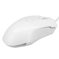 Miniatyrbilde 3 av 8: AJAZZ kablet mus USB RGB stasjonær bærbar spill justerbar DPI datamaskin tilbehør AJ52AJ52 Athletic White