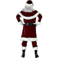 Miniatyrbillede 3 af 4: 8 stk. Julemandskostume Julemandskostume Plus Size FR M-5XL