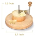 Miniatyrbillede 2 af 4: Ostehøvl & Chokoladeskraber i rustfrit stål - Perfekt til Tête de Moine ost & chokolade, Multifunktionel