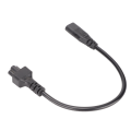 Miniatyrbild 1 av 8: IEC320 C8 till IEC320 C5 power IEC320 C8 hane till C5 hona kabeladapter för 3-stifts power för bärbar dator 100‑250V