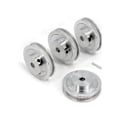 Miniatyrbillede 5 af 5: Gt2 Remhjul 80 Tænder 5mm Hul Remhjul Timing Remhjul Aluminium Legering Reduktionsrem 3d Printer Dele Re