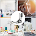 Miniatyrbild 6 av 8: F503 Cambered Hemmer Sy Maskin Pressarfot Mapp Nedre Fåll Bindemedel 3/16