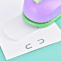 Miniatyrbilde 3 av 5: DIY Håndverk Calico Trykking Scrapbook Hull Øredobber Kort Hullkutter