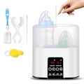Miniatyrbilde 1 av 5: Flaskevarmer 4-i-1 Rask Baby Melkevarmer og Sterilisator med LCD/Timer, Varmer -GSL