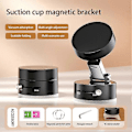 Miniatyrbillede 2 af 5: Magnetisk biltelefonholder med sugekop Multifunktionel foldbar opbevaringsholder til hjemmekøkken sort