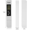 Miniatyrbilde 4 av 5: 3-i-1 multifunksjonell TDS-måler: Digital TDS-måler, EC og temperaturmonitor med stor LCD-skjerm for drikkevann og hydroponics