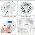 Miniatyrbild 5 av 5: Kolmonoxid Detektor CO Alarm, HECOPRO Digital Display Kolmonoxidlarm, Utrustning för Effektdetektering