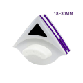 Miniatyrbillede 1 af 4: Robust dobbeltsidet magnetisk vinduesrenser med ergonomisk håndtag til overfladerensning af glas (18-30 mm)