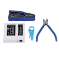Miniatyrbilde 3 av 8: RJ45 Crimp Tool Kit Pass Through All in One Ethernet Crimper for Cat5e Cat6 Cat6a 8P8C Modular Connector Crimping