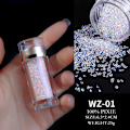 Miniatyrbillede 3 af 7: 1 flaske neglekunst mikroperler rhinsten krystaller negleglitter rhinsten til DIY dekoration 3D neglehåndværk tilbehør