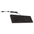 Miniatyrbild 6 av 8: Röd switch-tangentbord 108 tangenter trådbundet röd switch ergonomisk vit bakgrundsbelyst mekaniskt tangentbord för PC bärbar dator