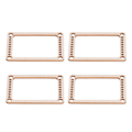 Miniatyrbild 2 av 8: 4 st vävstolar kit i trä, mini vävram, stickram för DIY-vävning, intresseutveckling