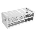 Miniatyrbilde 1 av 8: 304 rustfritt stål stanseplate testrørstativ 40 hull stor kapasitet (18,5 mm*40)