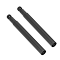 Pikkukuva 1 / 8: 2kpl 60mm polkupyörän Presta Valve Extender sisemmän renkaan venttiilin jatke (musta)
