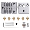 Miniatyrbilde 1 av 8: 3D-skriver rustfritt stål J-hode Hotend Ekstrudersett for Creality CR10 CR10S CR10S4 CR10S5