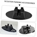 Miniatyrbillede 2 af 5: 3 stk. Scooterstativ til børnecykler, jordscooterstativ, børnecykel, scooterramme, universal plastik