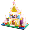 Miniatyrbillede 1 af 4: Princess Castle Micro Building Blocks - Minilegetøjsklodser til voksne (1 stk)