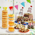 Miniatyrbillede 5 af 5: 4 stk. Klar Akryl Donut Display Stand