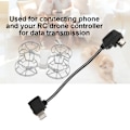 Miniatyrbilde 7 av 8: 93mm datakabel for telefon til kontrollerkabel RC dronetilbehør for IOS passer til DJI Mavicfor IOS