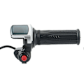 Pikkukuva 4 / 5: 48V Sähköpolkupyörän skootterin nopeussäädin LCD-näytöllä ja kytkimellä EBike Twist Throttle Accel