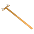 Pikkukuva 5 / 8: Jousijousen nokkapisteet Pihtineet Jouset Koputussetti Tarkka mittaus Ocation T-muotoinen jousi neliö messinki soljilla Arrowhead Gold