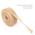 Miniatyrbild 8 av 8: 10 meter lång 2,5 cm bredd jute säckväv bandspole för hembröllopsdekoration
