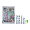 Miniatyrbild 1 av 8: Rhinestone-målning Välkommen bokstäver 5D Vivid Shining DIY Making Relaxing Intressant Rhinestone Art för vardagsrum