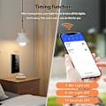 Miniatyrbillede 5 af 5: Tuya WiFi Smart Touch Switch 110-240V 2.5D Konkav Stil 2 Grupper