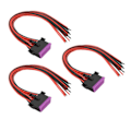 Pikkukuva 4 / 5: 3 kpl 16-nastaisia OBD2-naarasliitinkaapeleita 30cm J1962 OBDII Autoadapteripistoke Diagnostiikkajatkokaapeli
