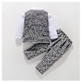 Miniatyrbilde 2 av 5: Gentleman Grey Bryllupsdress for Små Gutter