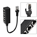 Miniatyrbillede 6 af 6: Ethernet-forlængerkabel 1 han-til-3-hun-port Overførselsstik splitter