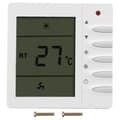 AC220V Central Luftkonditionering Fläkt LCD Termostat Luftkonditionering Temperaturregulator