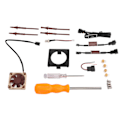 Miniatyrbild 4 av 8: Fläkt 3D-utskriftsfäste Kit Effektiv värmeavledning Spelkonsol Kylfläktfäste Kit för Gamecube Noctua Svart