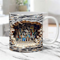 Miniatyrbillede 5 af 5: 3D Bogreol Krus, en Bibliotekshylde Kop, Design Multi-Keramisk Krus, Krus, B