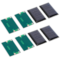 Pikkukuva 7 / 8: 8 kpl 30 mA 5 V:n miniaurinkokennoa, aurinkopaneeli, DIY-aurinkoepoksilevy, sähkölelujen materiaalit, aurinkokennojen laturi