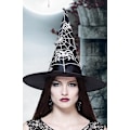 Miniatyrbild 3 av 4: Svart Vuxen Spider Web Witch Hat, One Size